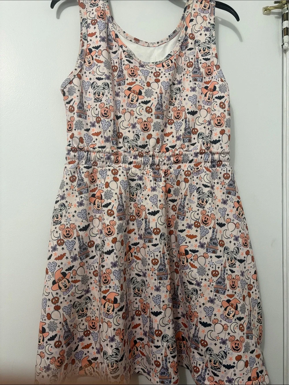 The Magic Box Disney Halloween print scuba athletic dress with shorts - Picture 2 of 5